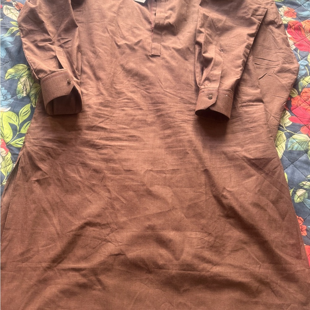 Men's Brown Kurta